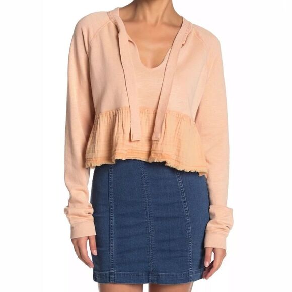 NWT Free People Sweet Jane Cropped Pullover - Picture 6 of 7